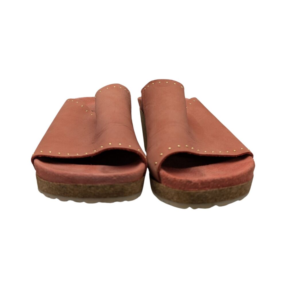 Papillio Coral Pink Nubuck Platform Clog Size EU 40 Womens 9/9.5 - Picture 2 of 8